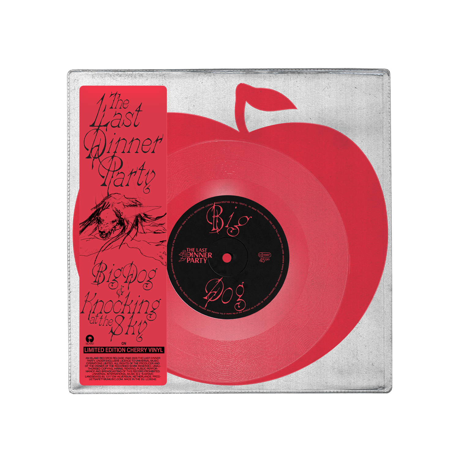 Big Dog / Knocking at the Sky Deluxe Cherry 10" Single