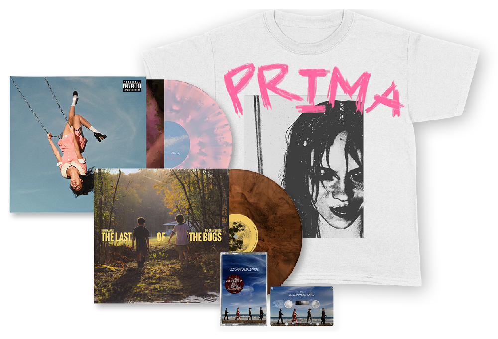 UMUSIC Vinyl and Merch Collage