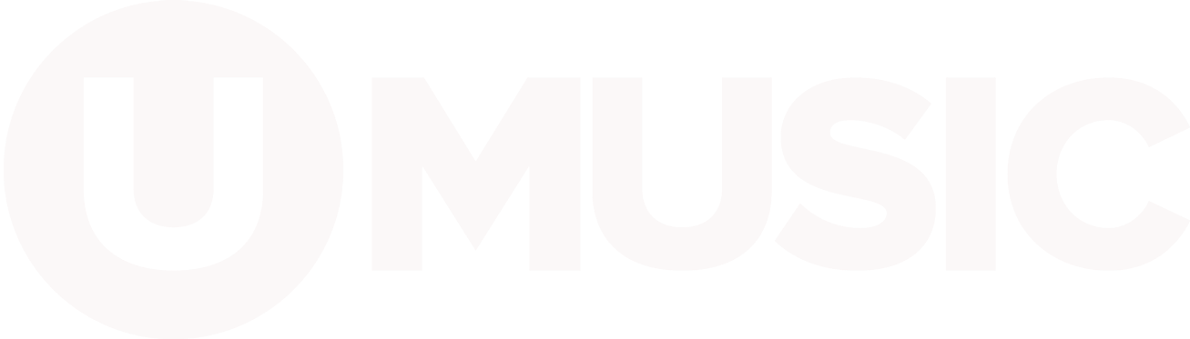 White UMUSIC Logo