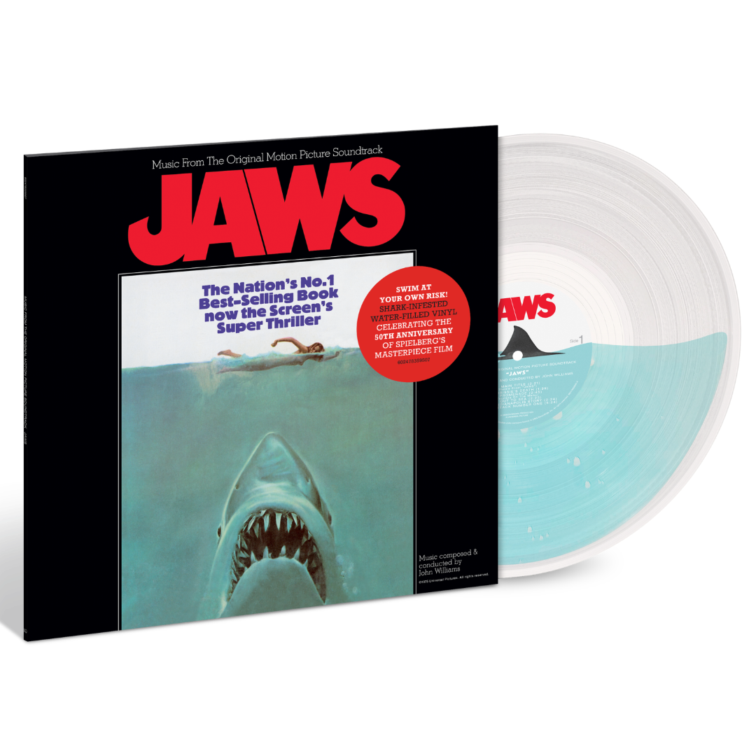 Jaws (50th Anniversary) Shark-Infested Water-Filled LP (Repress)