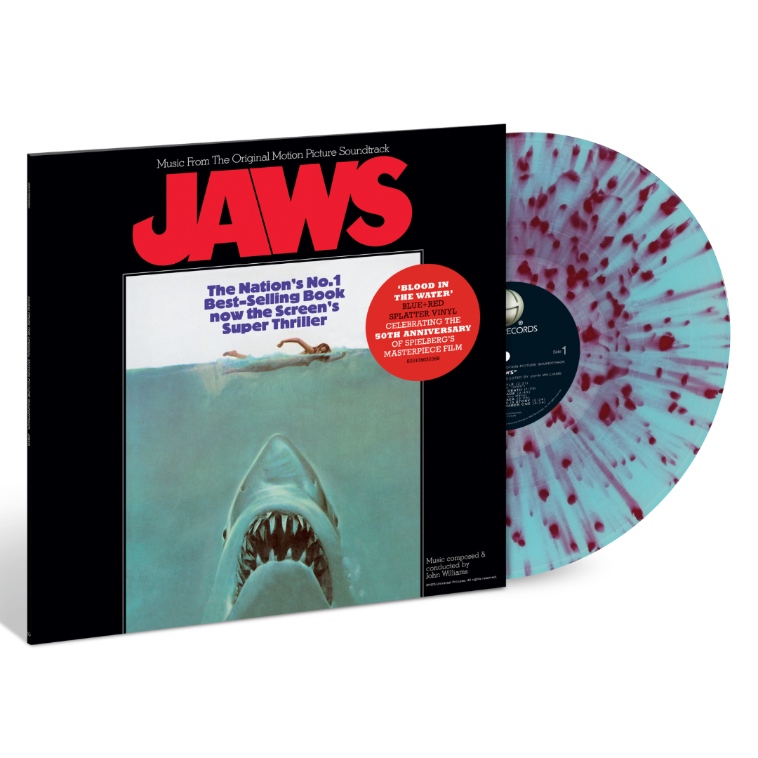 Jaws (Music From The Original Motion Picture Soundtrack) - Blood in the Water Blue + Red Splatter LP