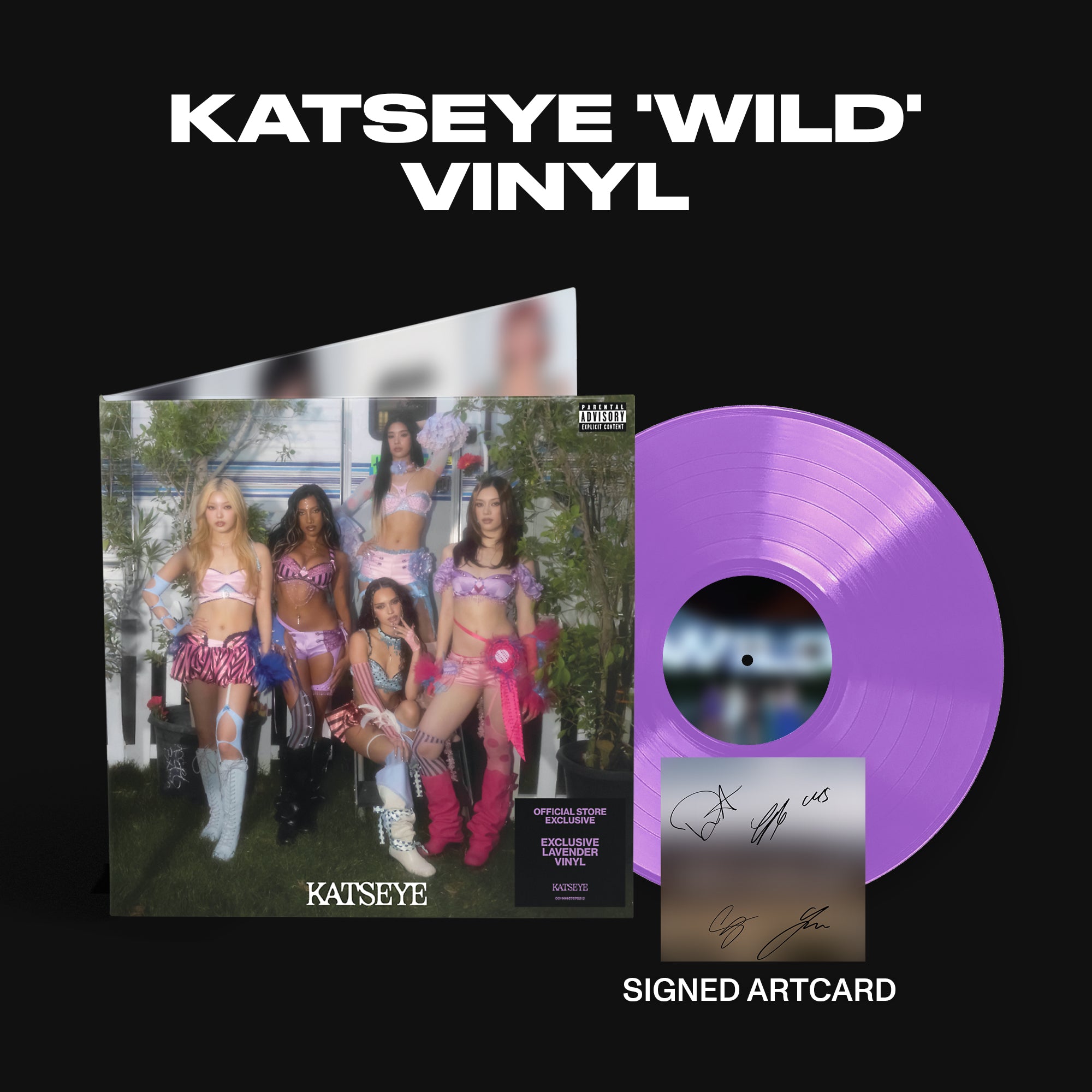 WILD - Official Store Exclusive Vinyl + Signed Artcard