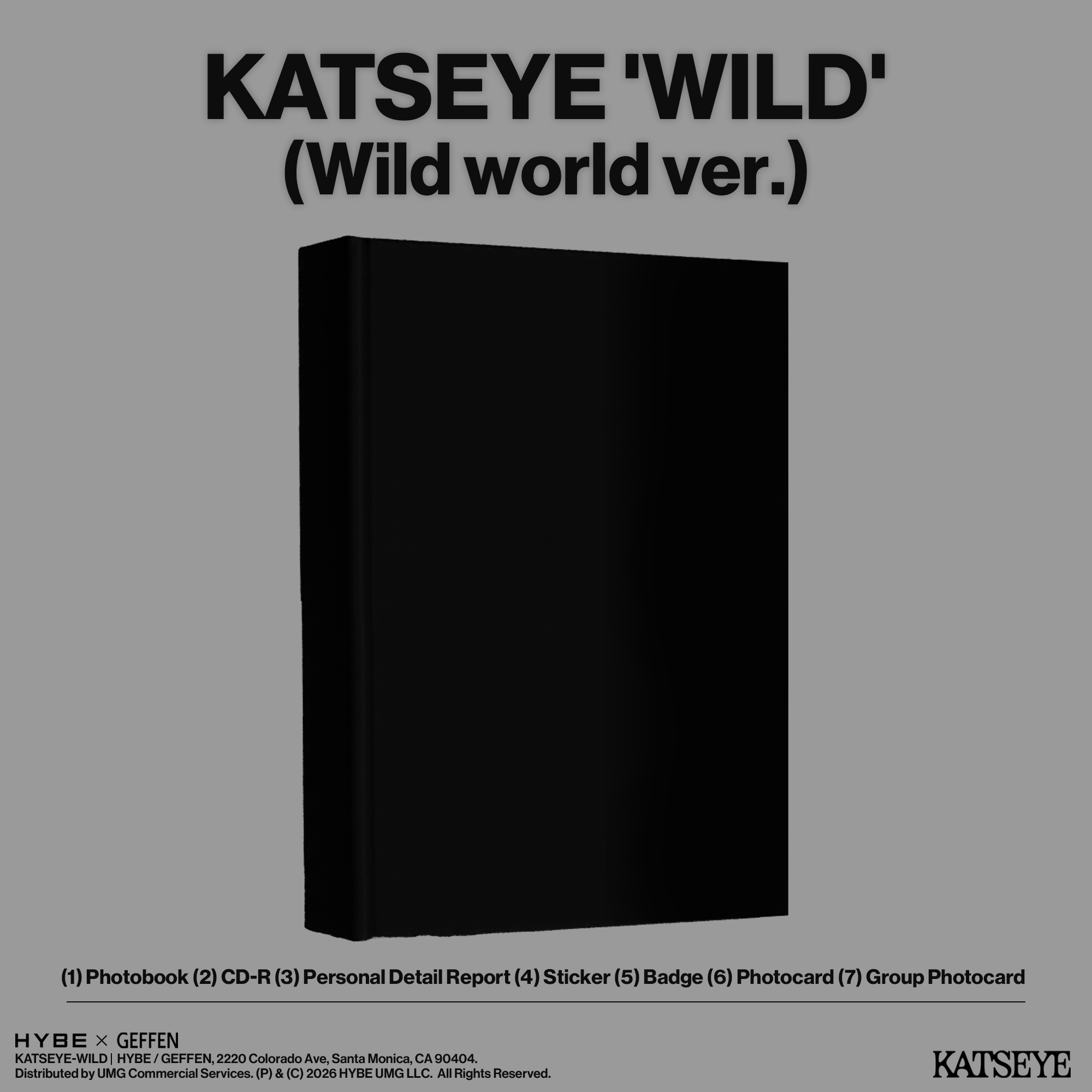 WILD - Wild world ver. - Official Store Exclusive CD