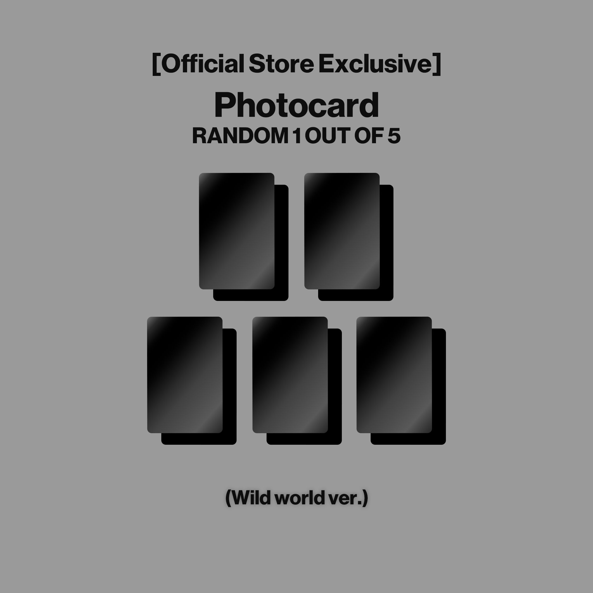 WILD - Wild world ver. - Official Store Exclusive CD