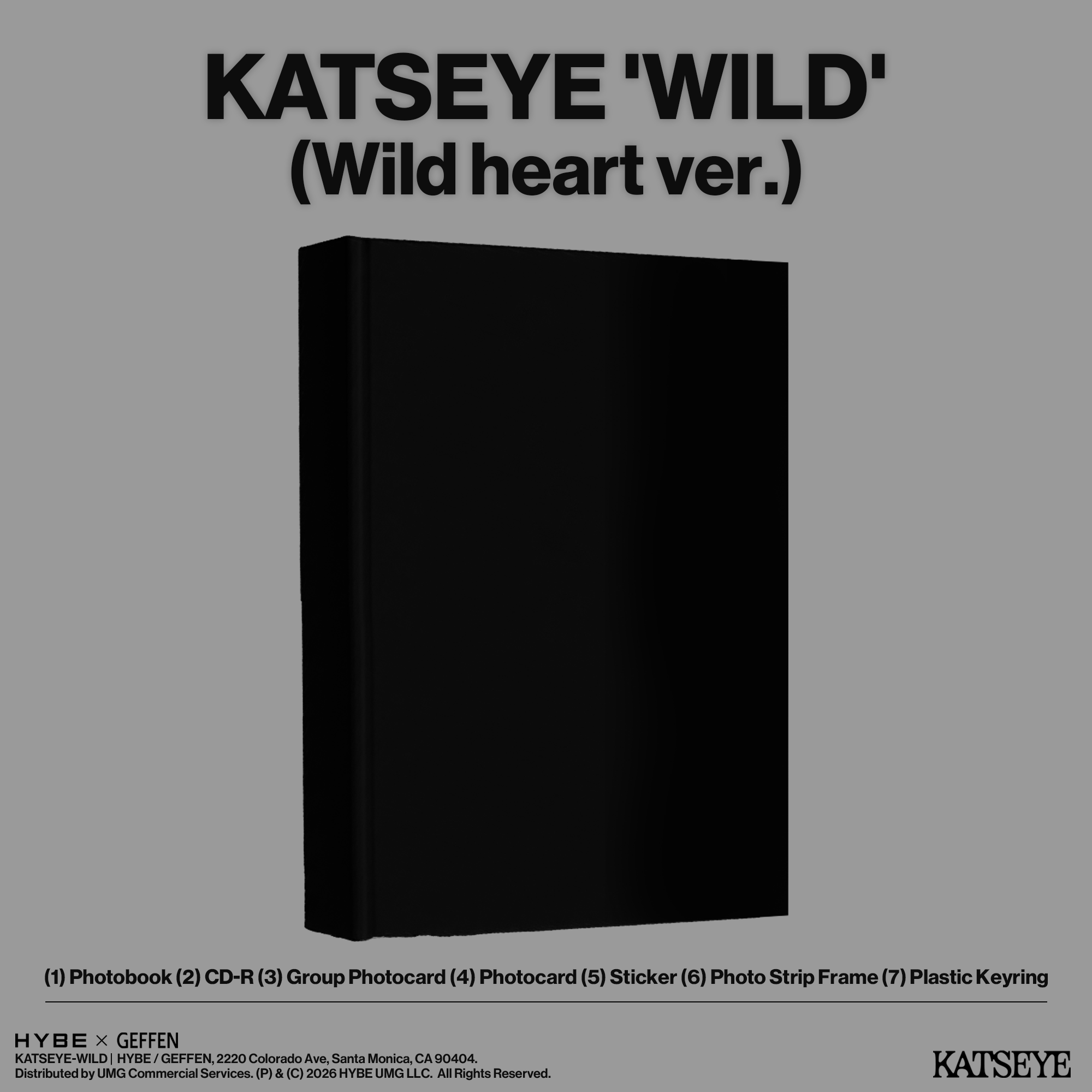 WILD (Wild Heart ver.) - Official Store Exclusive CD