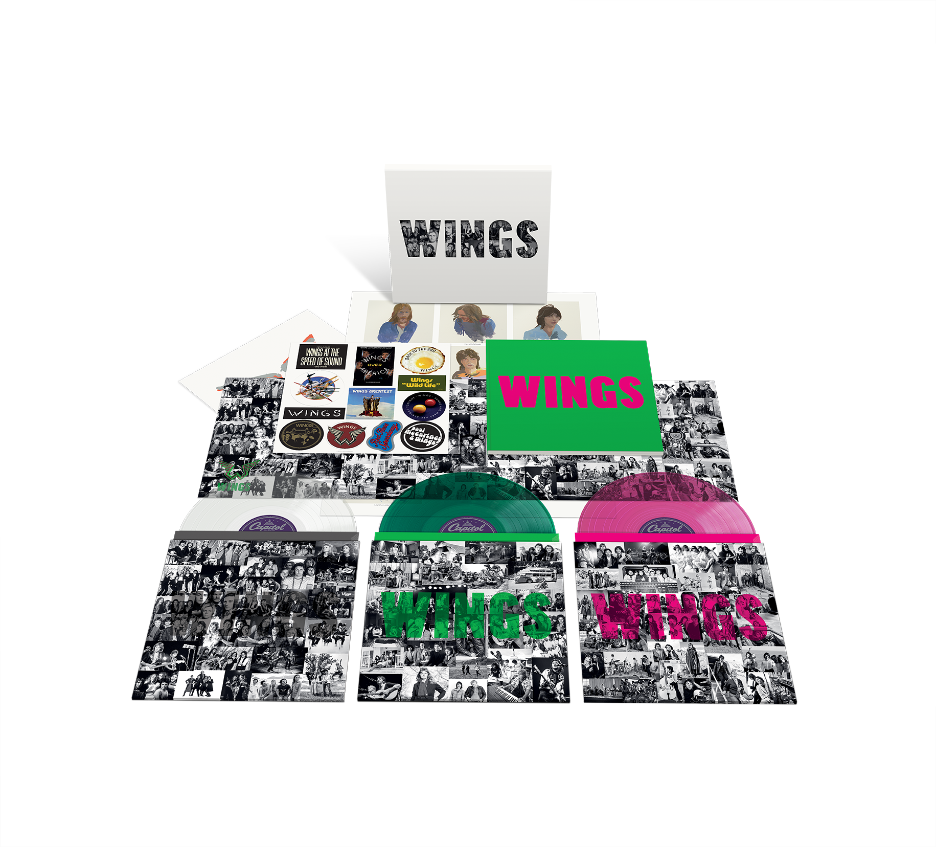 WINGS (Deluxe 3LP - 180g, Color, PremiumPackage) - D2C EX
