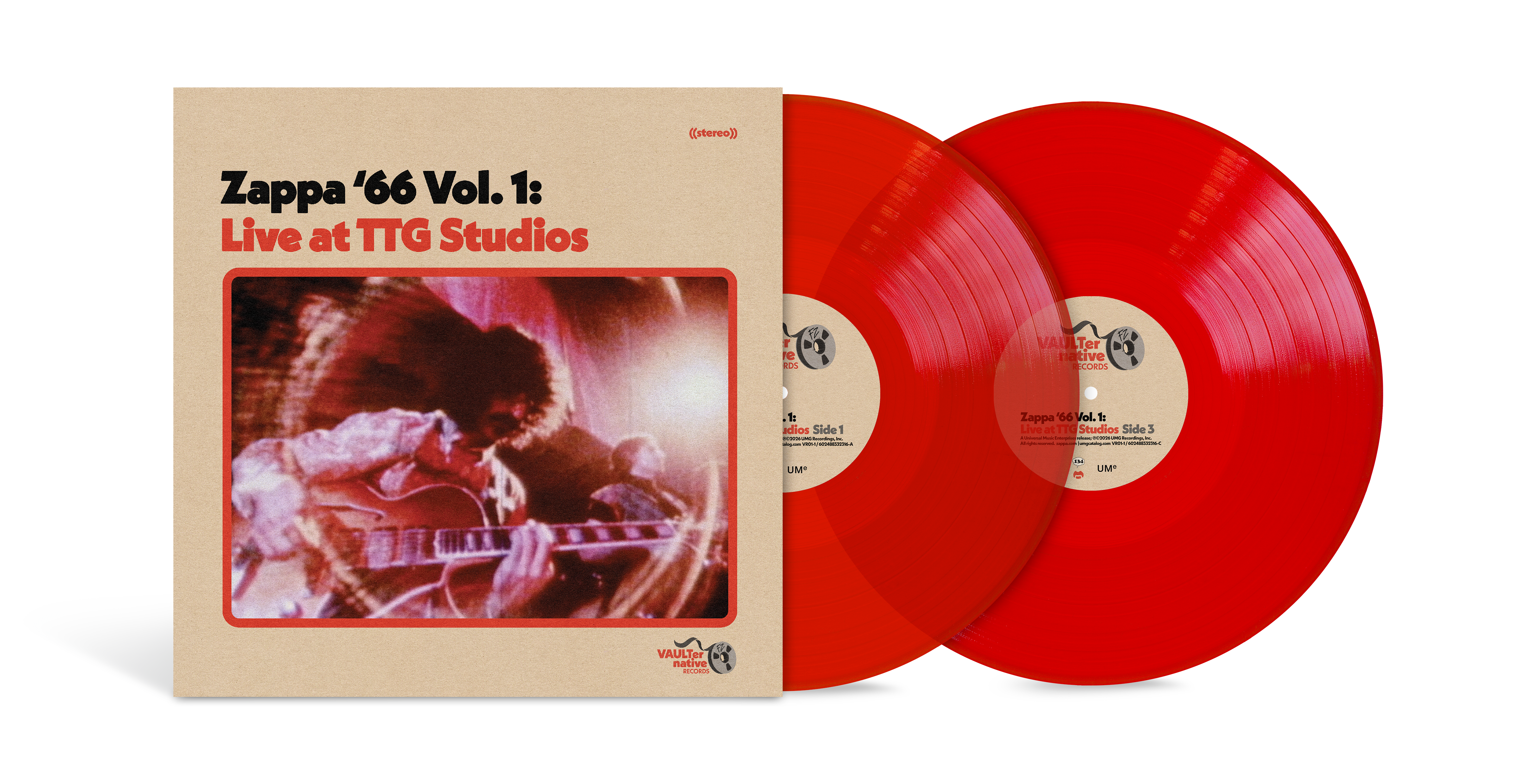Zappa '66 Vol. 1 : Live At TTG Studios (2LP Clear Vinyl)