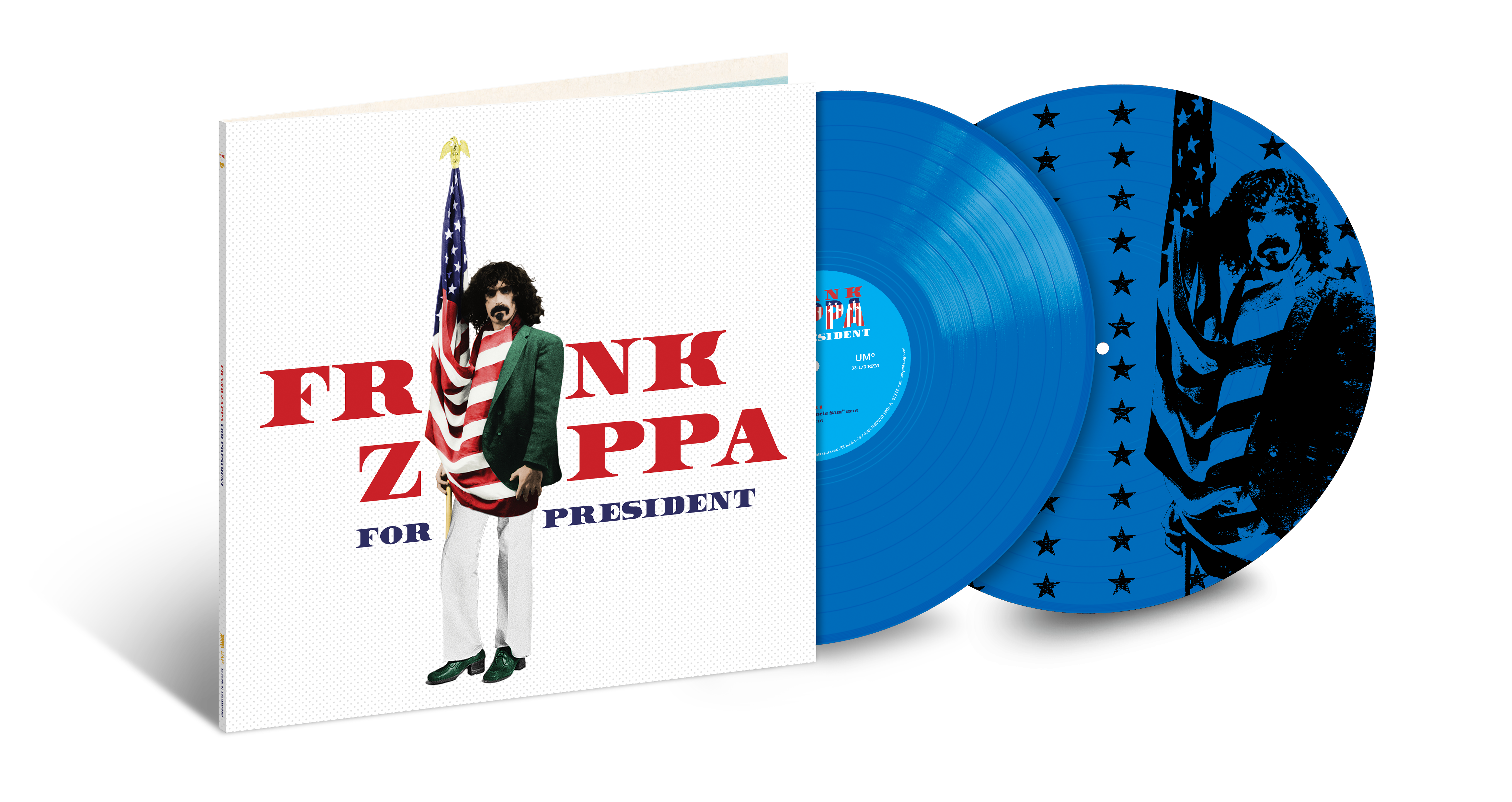 Frank Zappa For President (2LP) *Vinyle Mystère* - Rouge ou Blanc ou Bleu