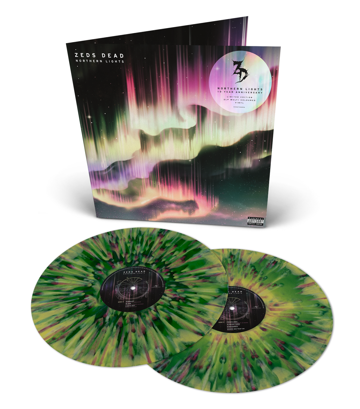 Northern Lights – 10 Year Edition (2LP 140G Splatter Multi-Colour Vinyl)