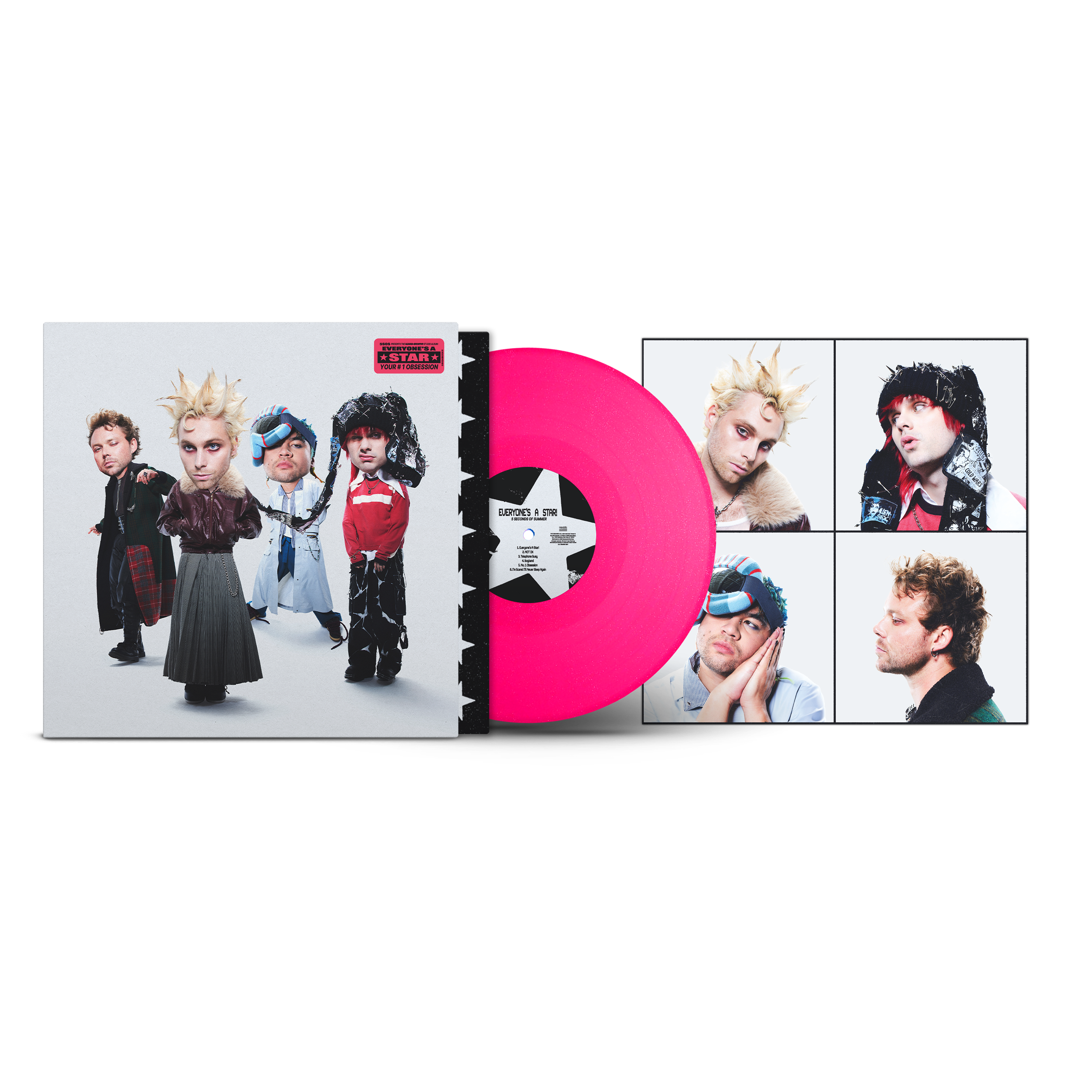 Everyone’s A Star! Exclusive Hot Pink Glitter Vinyl