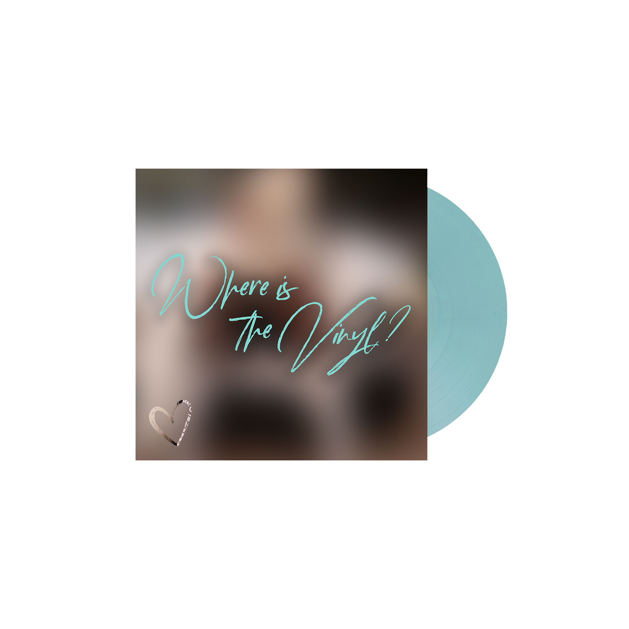 Finally Over It: For Better Edition STANDARD TRANSLUCENT LIGHT BLUE VINYL + Signed Art Card