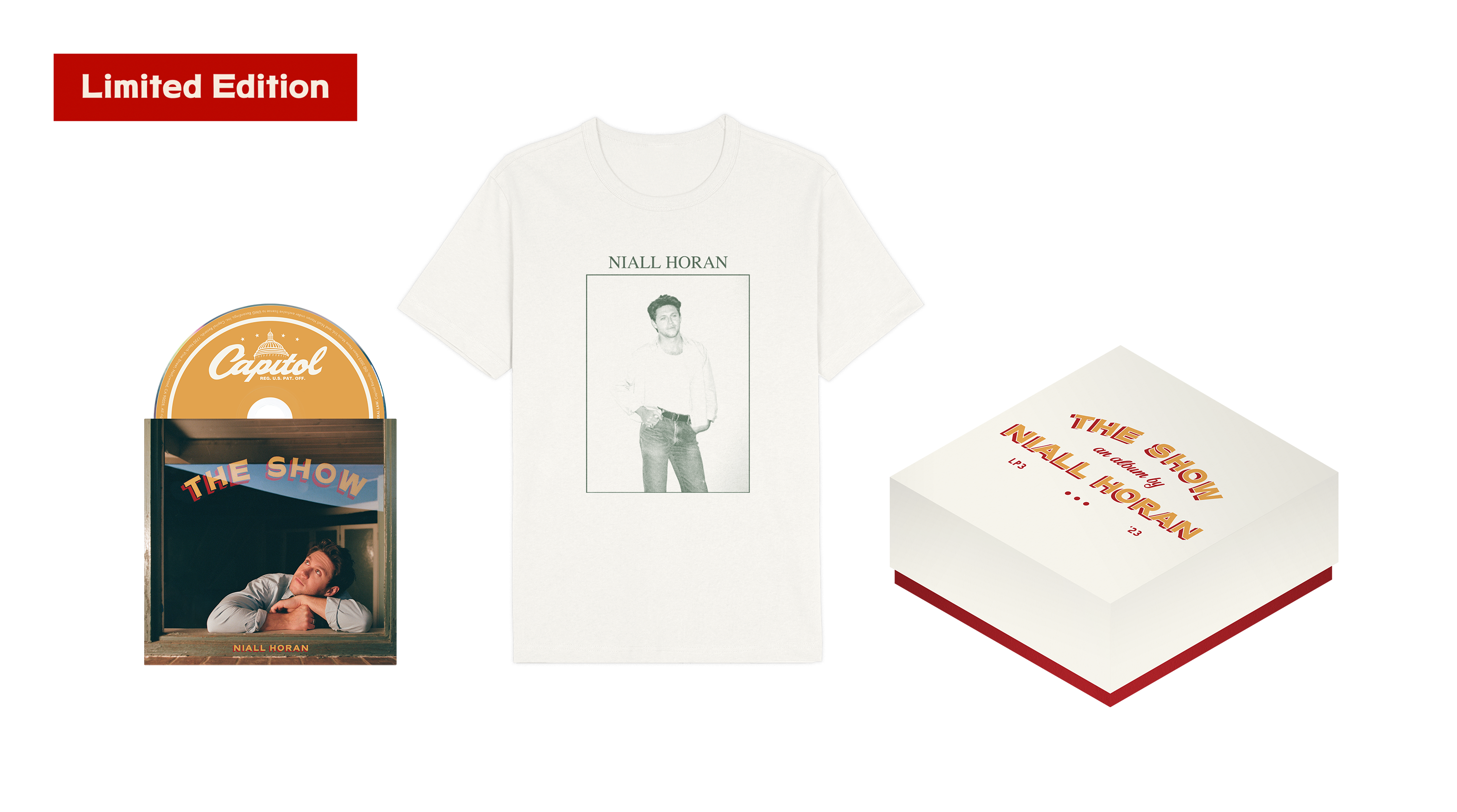The Show - Coffret T-shirt photo naturel + coffret CD