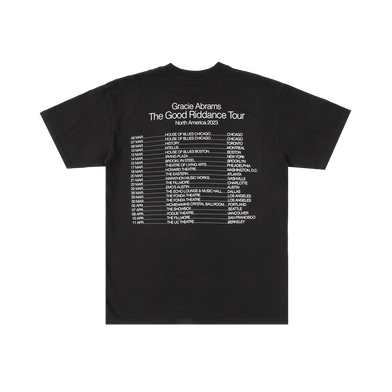 Good Riddance Tour Dateback Black T-Shirt