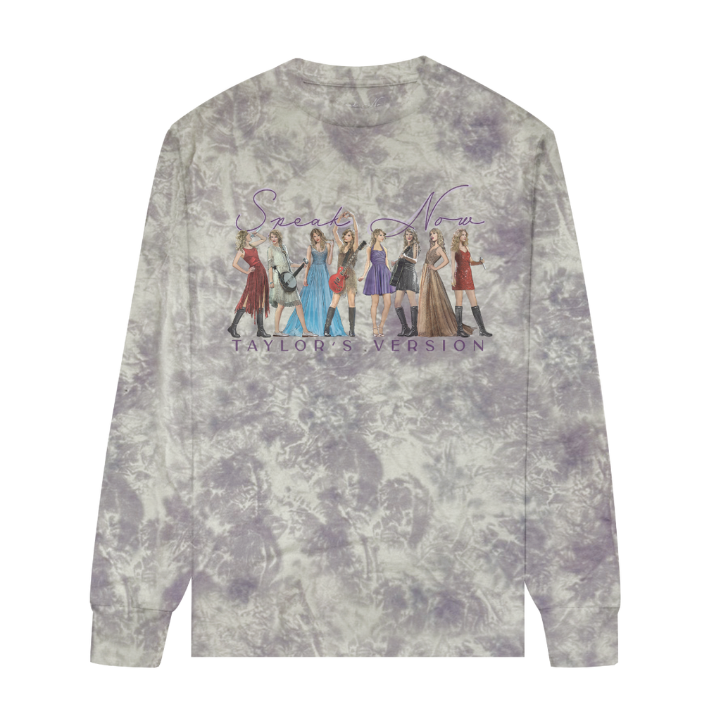 Speak Now (Taylor's Version) Eras Tie Dye Long Sleeve T-Shirt
