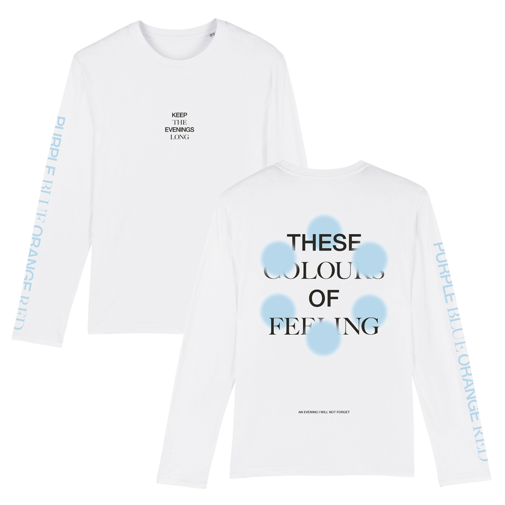 AN EVENING... WHITE LONGSLEEVE TEE