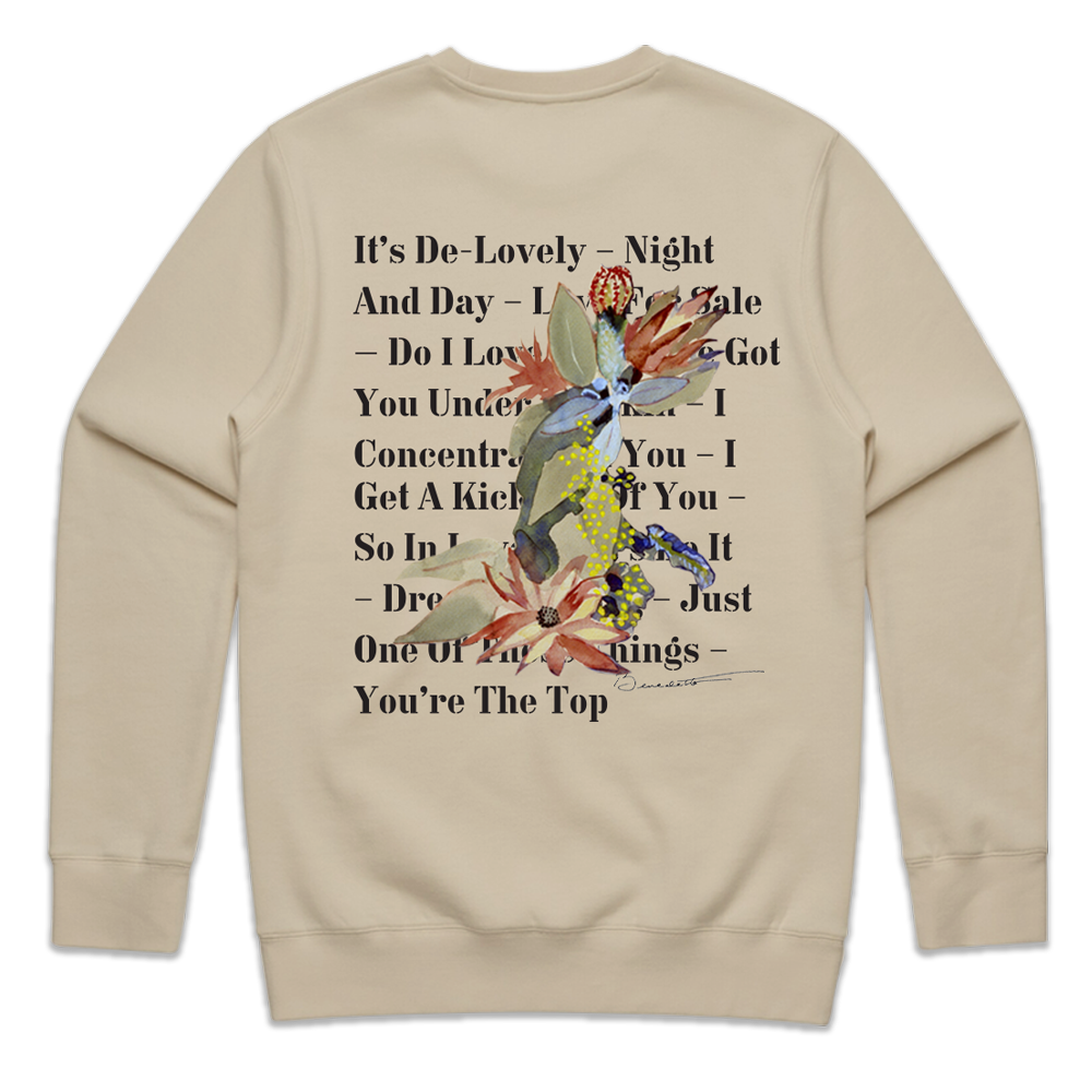 Sweat-shirt ras du cou avec liste de pistes Love For Sale