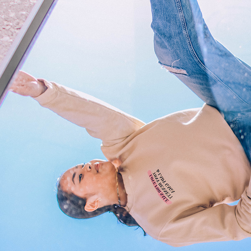 Sweat-shirt ras du cou avec liste de pistes Love For Sale