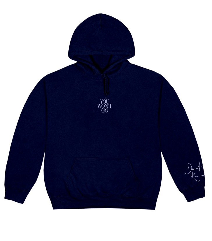 After Rain Navy Blue Hoodie