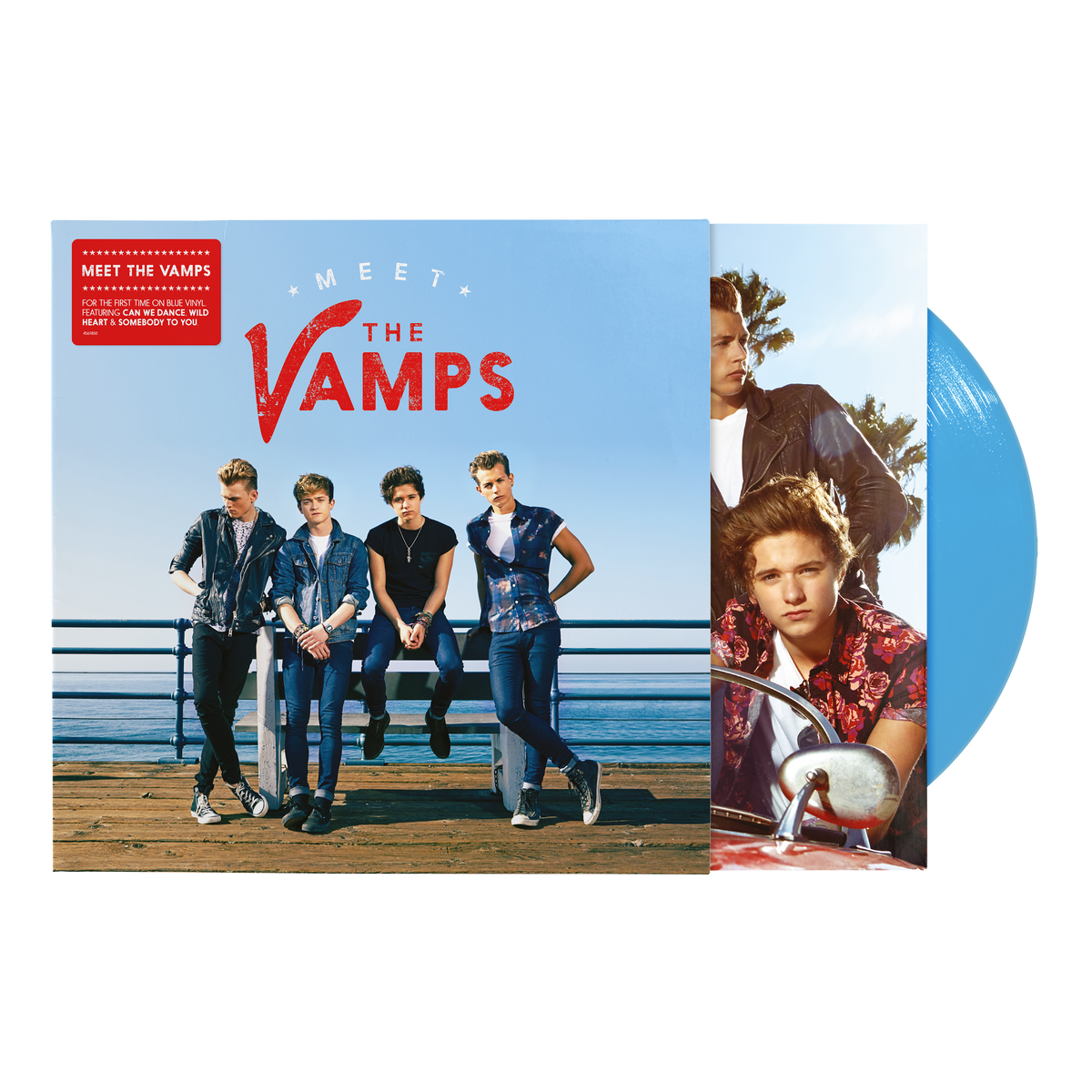 Rencontrez les Vamps - Vinyle de couleur bleue 