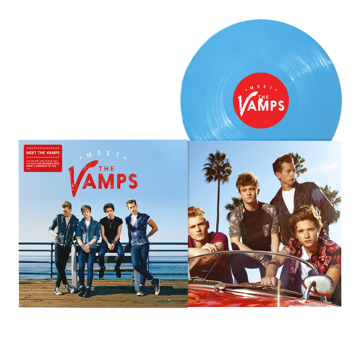 Rencontrez les Vamps - Vinyle de couleur bleue 