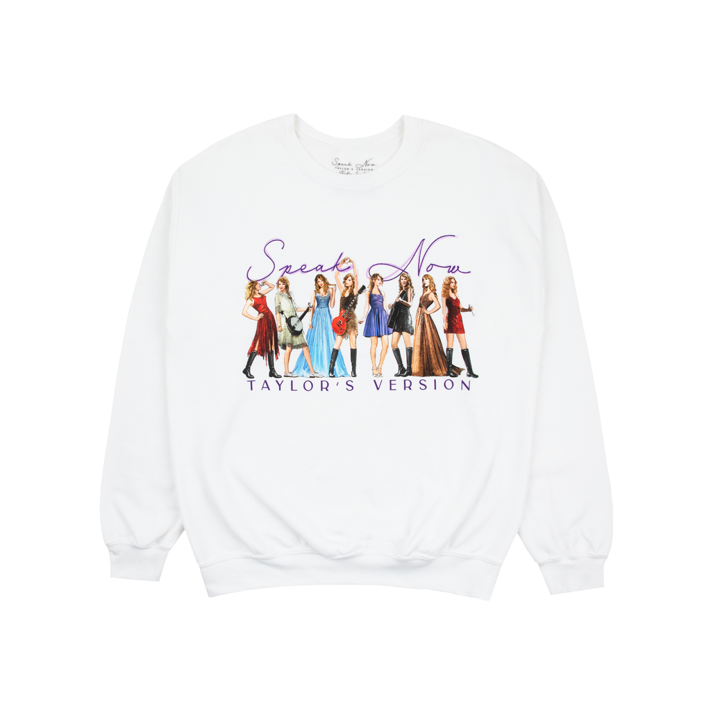Speak Now (Taylor's Version) Eras White Crewneck