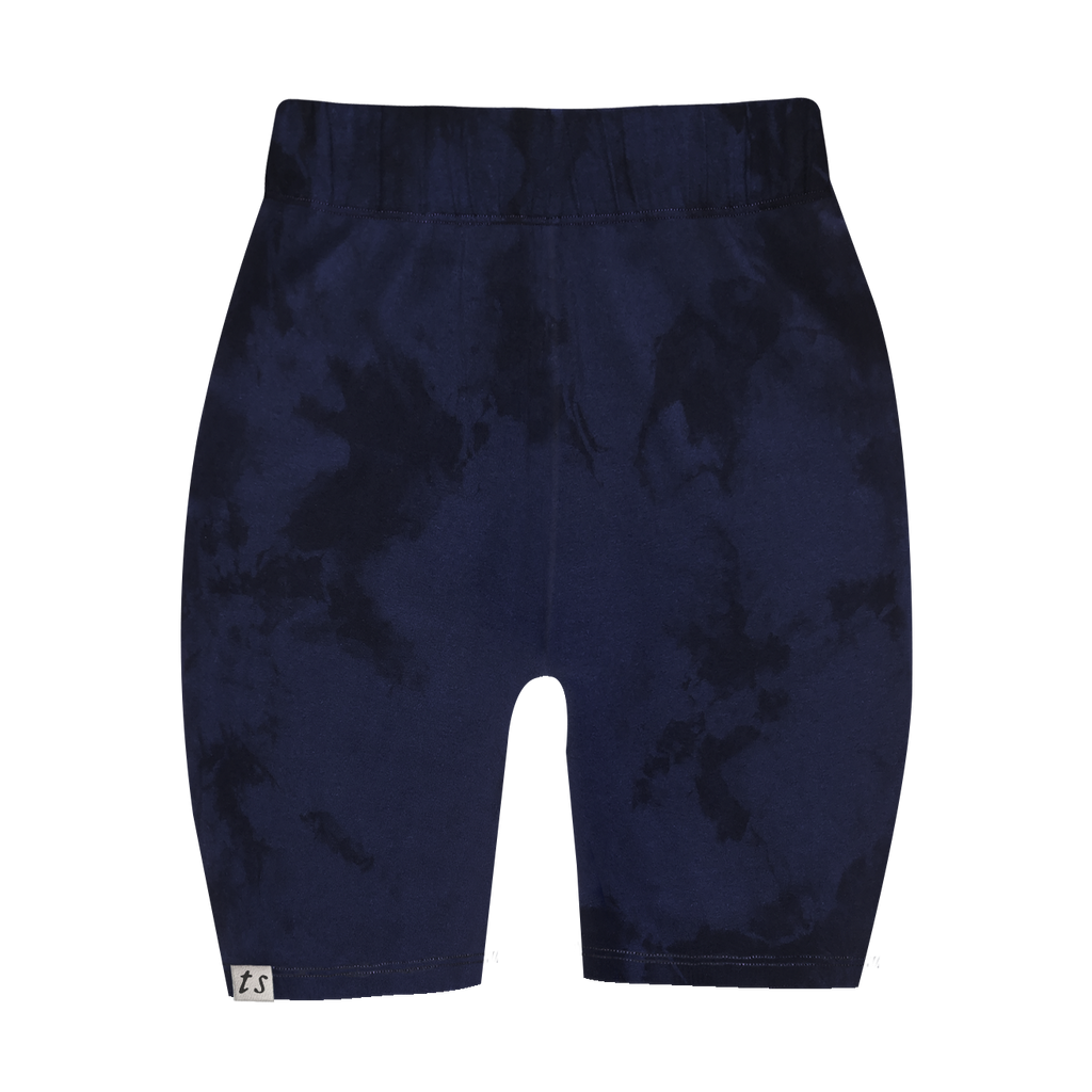 the "no other shade of blue" bike shorts