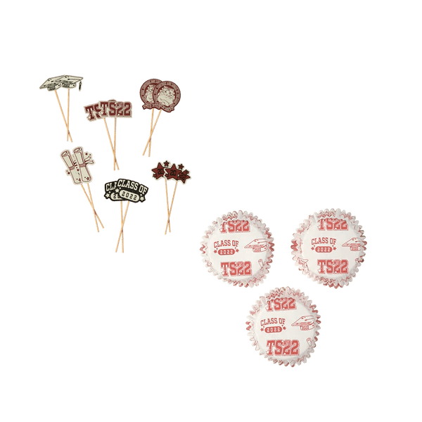 Class of 2022 Cupcake Toppers and Liners