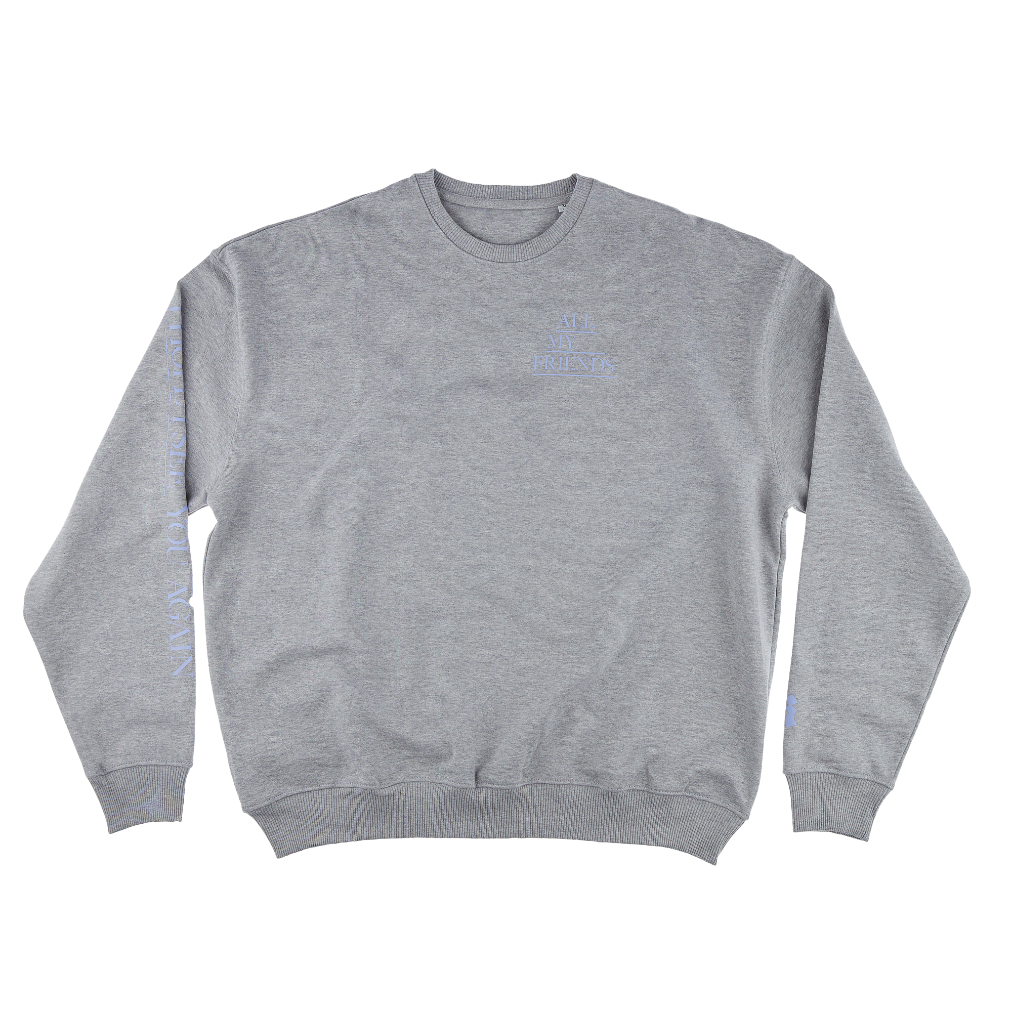 Crew neck grey sweatshirt best sale