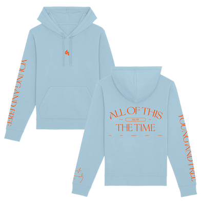 YOUNG & FREE SKY BLUE HOODIE