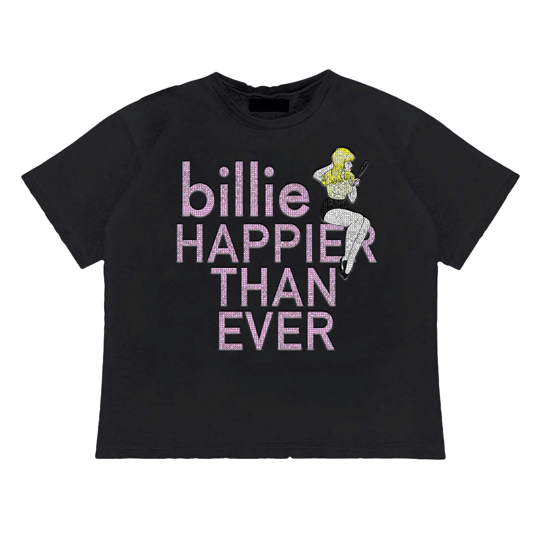 Pretty Boy Rhinestone T-Shirt - uMusic Shop Canada