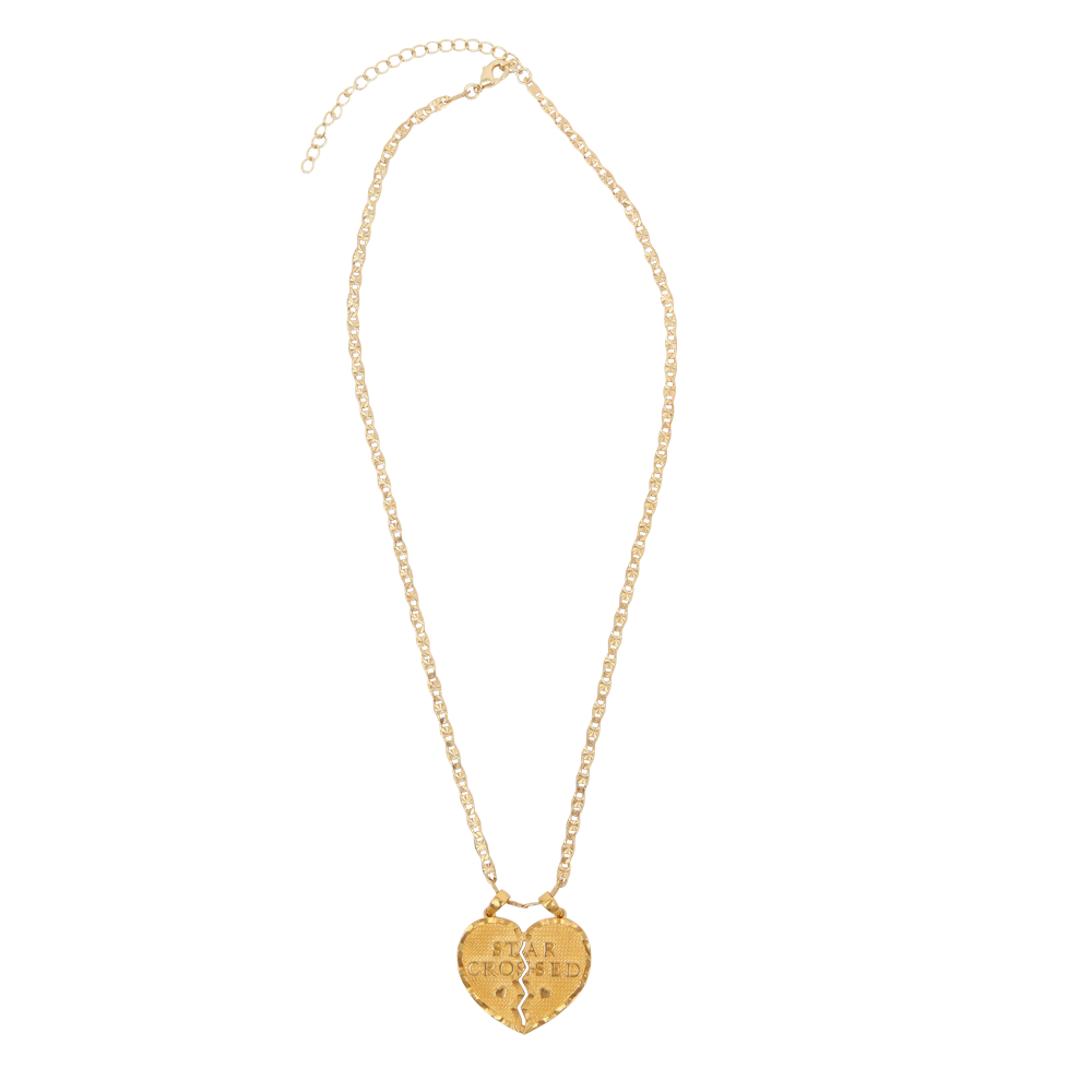 BROKEN HEART PENDANT NECKLACE