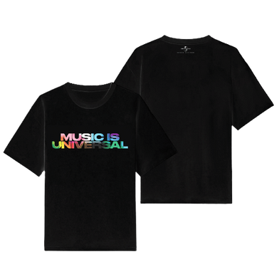 Music Is Universal Black Tee