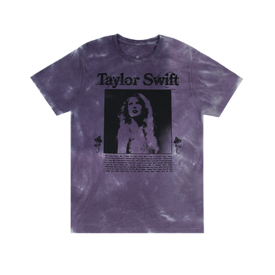 Speak Now (Taylor’s Version) Tracklist Purple Tie Dye T-Shirt
